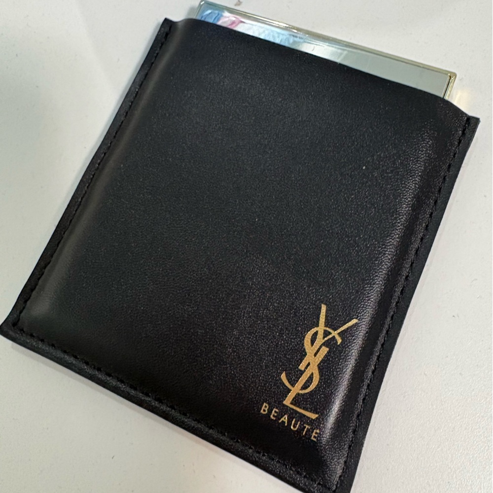 YSL Beauté Black and Silver Compact Mirror - Picture 4 of 5